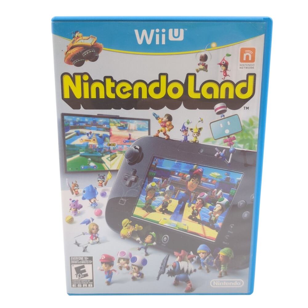 Nintendo Land Nintendo Wii U Game Multiplayer Party Theme Park Tested Disc CIB